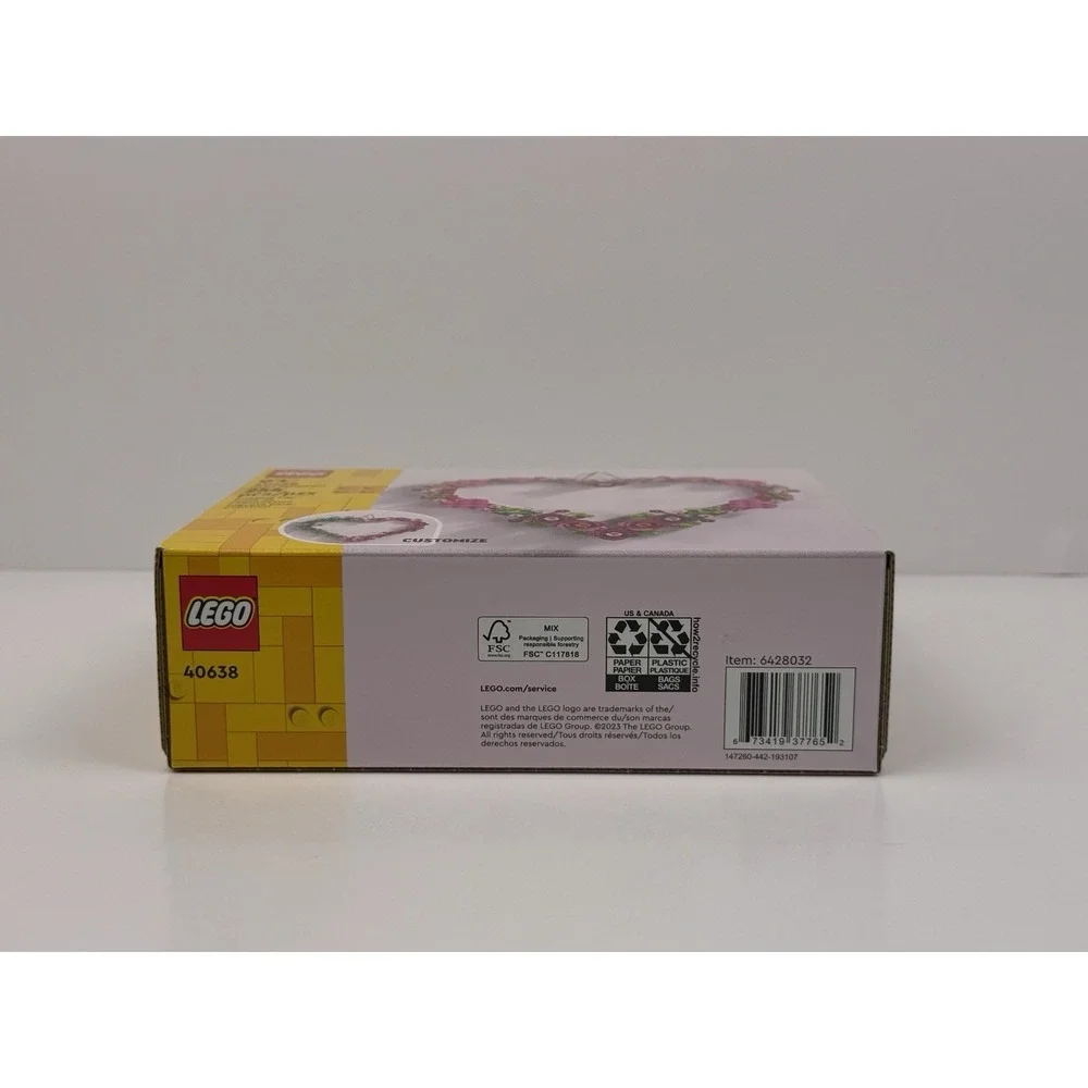 LEGO 40638 Heart Ornament Customize Building Toy 254 pcs/pzs